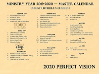 Christ Lutheran 2020-2021 Master Calendar